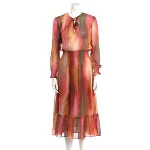 MISA Los Angeles Tie-Dye Print Long Dress